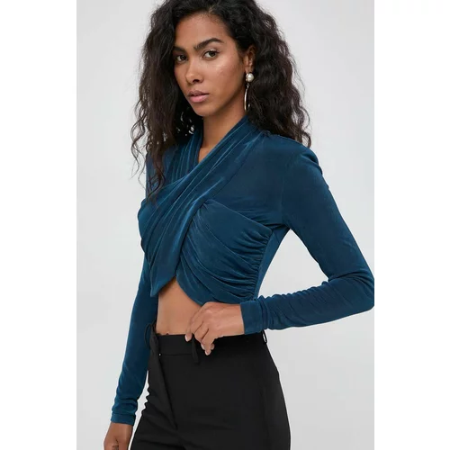 Bardot Bluza za žene, boja: zelena, bez uzorka