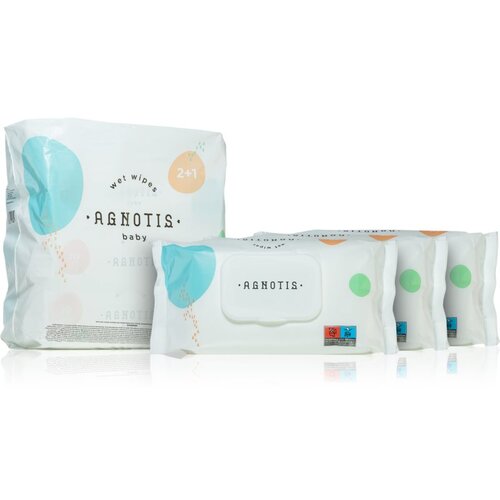 Agnotis Baby Wipes vlažni čistilni robčki za otroke 3x70 kos Cene