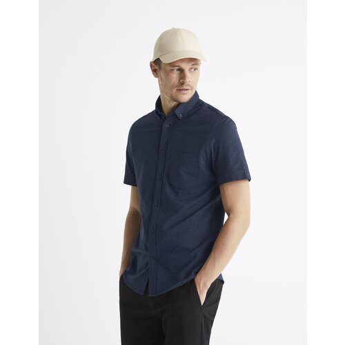 Celio Knitted Shirt Barik - Men Slike