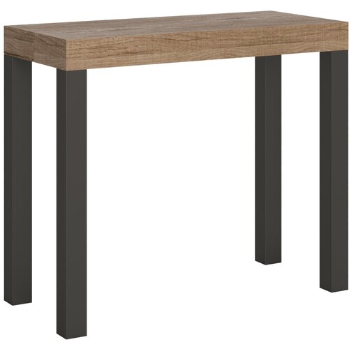 Ityhome 90 x 77 konzolna miza rjava, (20847807) Slike