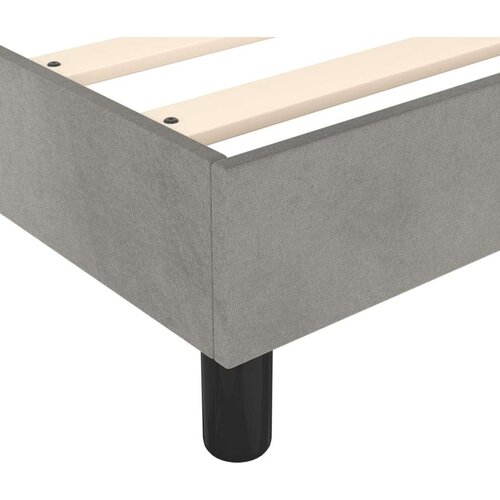 VidaXL okvir za krevet s oprugama svjetlosivi 80 x 200 cm bar&amp;scaron;unasti Slike