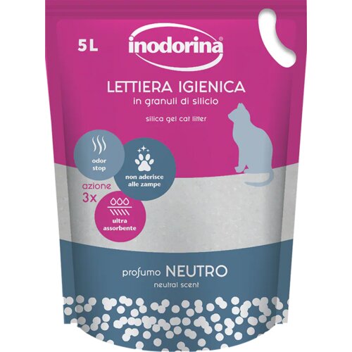 Inodorina pijesak za mačke 5 l, silikatni Cene