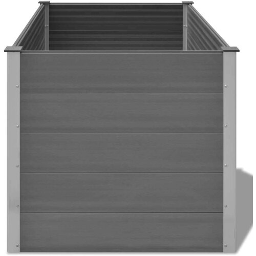  Visoka greda WPC 150x100x91 cm siva Slike