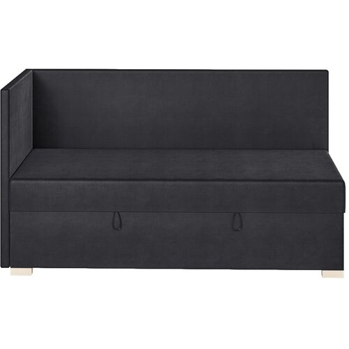 Ghado Tamno plavi kutni dječji krevet s prostorom za odlaganje s madracem 90x200 cm Flexi - Cijene