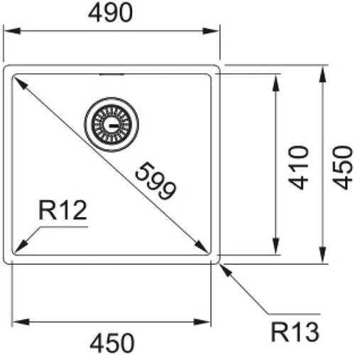 Franke 127.0395.014 Box BXX 210/110-45 pomivalno korito iz nerjavnega jekla Cene