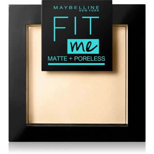 Maybelline Fit Me! Matte + Poreless kompaktni mat puder 9 g nijansa 115 Ivory