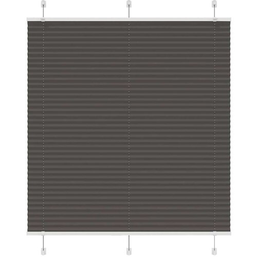 vidaXL Plisirana žaluzija črna 120x150 cm Širina tkanine 119,4 cm Cene