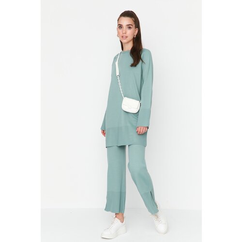 Trendyol Mint Knitwear Bottom-Top Set Slike