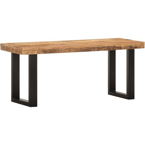 VidaXL Klop 110 cm trden robusten mangov les in jeklo Slike