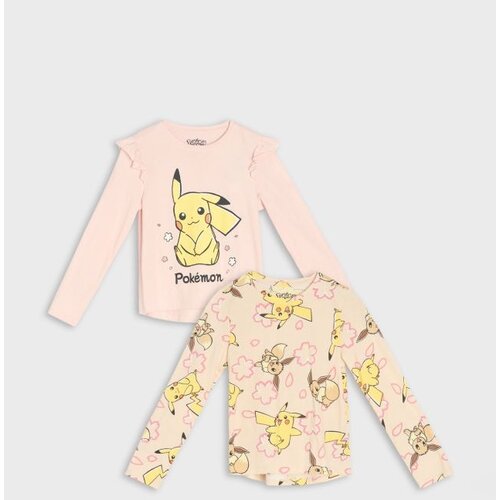 Sinsay Paket od 2 majica s dugim rukavima Pokemon Cijene