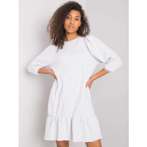 RUE PARIS Dress-RV-SK-6075.10X-light gray Slike
