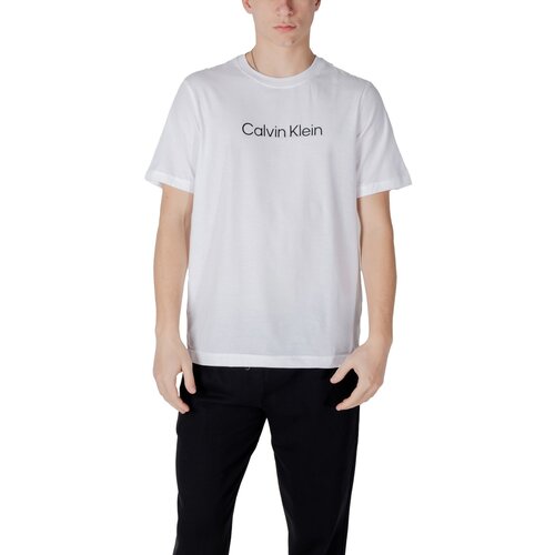 Calvin Klein Polo majice dolgi rokavi GRAPHIC S/S LVGMS5K182 Bela Cene