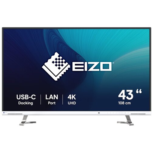 Eizo Flexscan EV4340X-WT 108 cm (42.5&amp;amp;quot ) 4K UHD IPS Monitor USB-C/HDMI/DP/KVM Slike