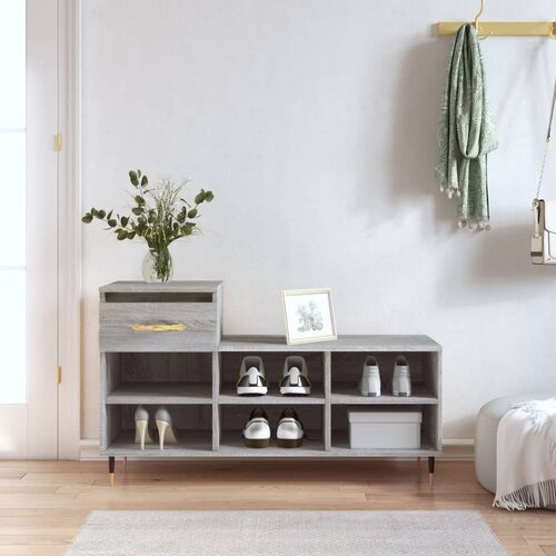 vidaXL Ormarić za cipele boja hrasta 102x36x60 cm konstruirano drvo Cijene