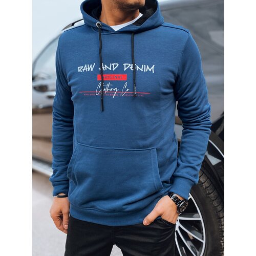 DStreet Bluza męska z nadrukiem niebieska Cijene