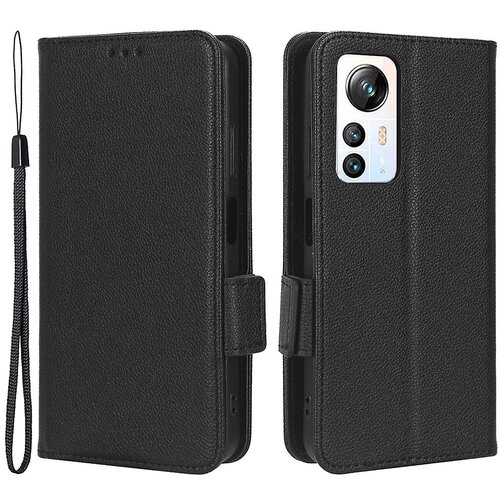 INORCO Za Blackview A85 denarnica telefonska torbica iz PU usnja s teksturo liči, stojalo s trakom, (22036114) Slike