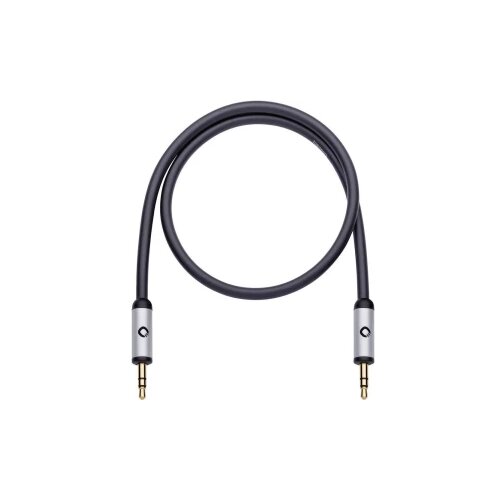 Utičnica audio priključni kabel [1x 3,5 mm banana utikač - 1x 3,5 mm banana utikač] 5.00 m crna pozlaćeni kontakti Oehlb Cijene