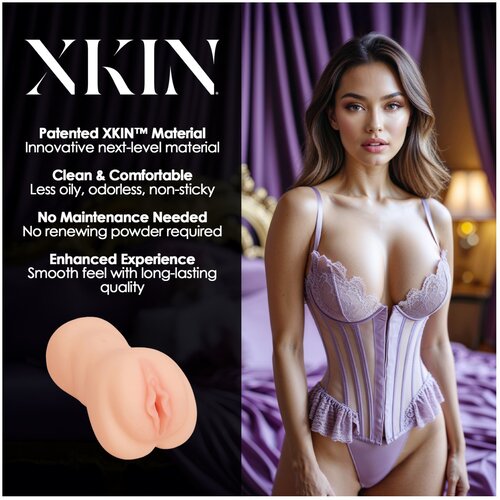 XKIN Sweet Delilah - realistična umetna vagina masturbator (naravna) Slike