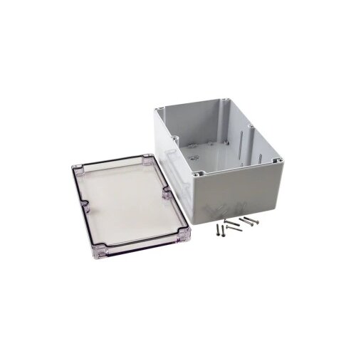 Hammond Electronics Univerzalno kućište 240 x 160 x 120 Polikarbonat Siva, Bistra 1554VB2GYCL 1 ST Cijene