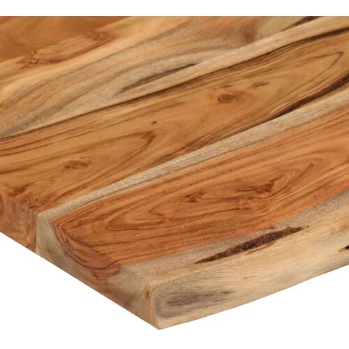 VidaXL Zidna polica 60x40x3,8 cm pravokutna bagremovo drvo živi rub Slike