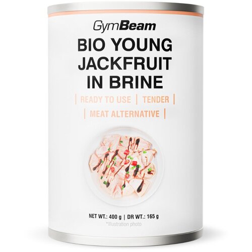 GymBeam bio young jackfruit in brine 400 g Slike