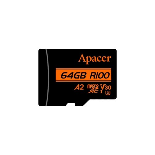  Micro SD card Apacer microSDXC 64GB AP64GMCSX10U8-R Read/Write Speed (Up to) 85 MB/s Cijene