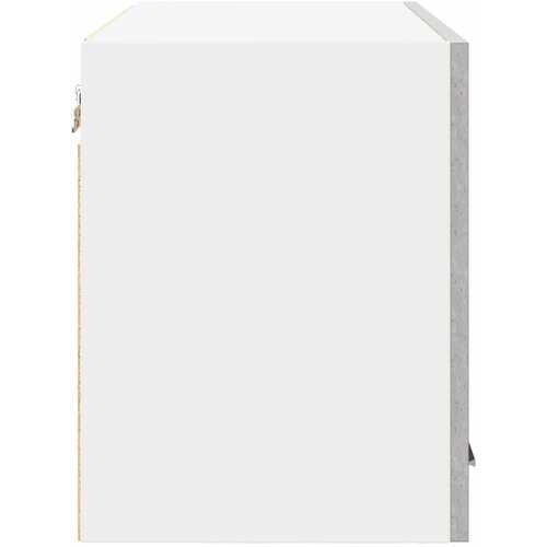  ormarić 2 pcs Beton siva i bijela 60 x 31 x 40 cm Slike