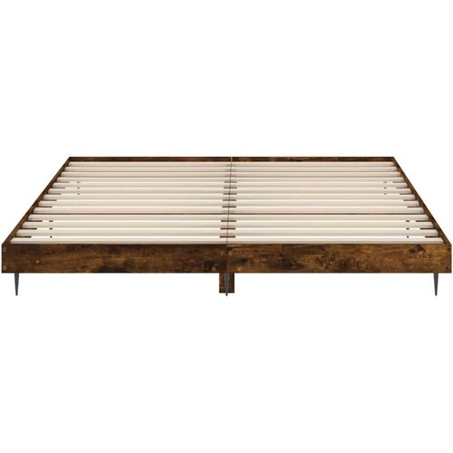 VidaXL Okvir kreveta boja hrasta 120x200 cm od konstruiranog drva Slike