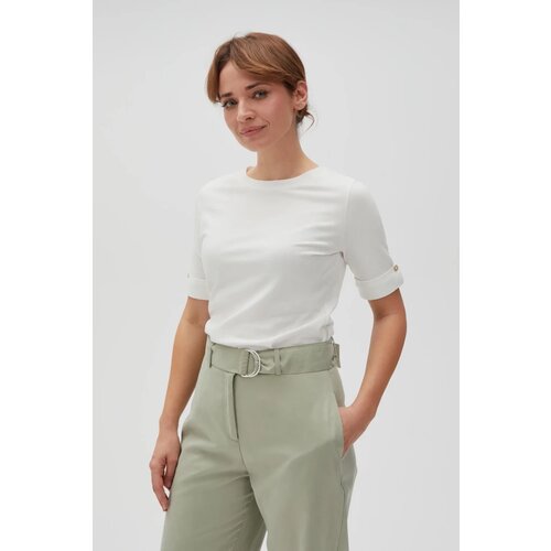 Marisse Women's T-Shirt L-Ts-4616 Off White Cene