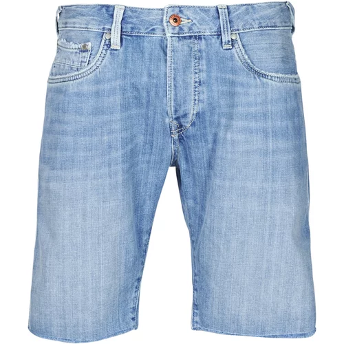 Pepe Jeans Kratke hlače & Bermuda STANLEU SHORT BRIT Modra
