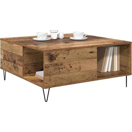  Kava Stol Staro drvo 80 x 80 x 36.5 cm Konstruirano drvo Slike