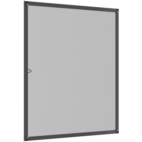 VidaXL Prozorski zaslon protiv insekata antracit 80 x 100 cm Slike