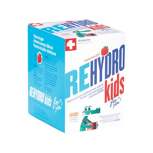 Rehydro kids jagoda 20 kesica Cene