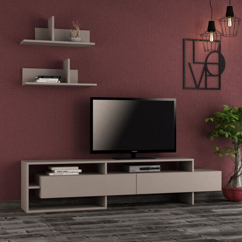 Hanah home Gara - Light Mocha Light Mocha TV Unit Cene