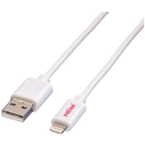Roline USB 2.0 sinhronizacijski in polnilni kabel za naprave Apple s konektorjem Lightning, bel, USB kabel USB 2.0 USB-A vtič, Apple Lightning, (20432860) Cene