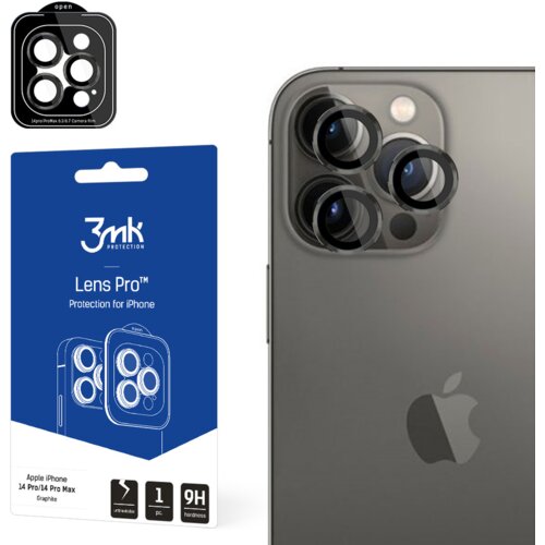 3mk ZA&amp;Scaron;ČITA ZA LEČE PRO GRAPHITE ZA APPLE IPHONE 14 PRO/14 PRO MAX, (21978070) Slike
