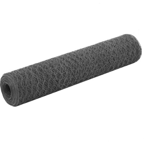 vidaXL Žična mreža za ograjo jeklo s PVC oblogo 25x0,75 m siva Cene