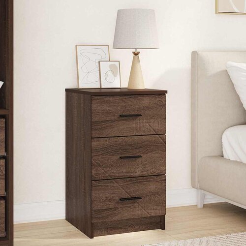 vidaXL Noćni ormar Smeđi hrast 38 x 38 x 66 cm Konstruirano drvo Cijene
