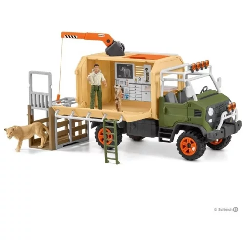 Schleich 42475 - Wild Life - velik tovornjak reševanje za živali