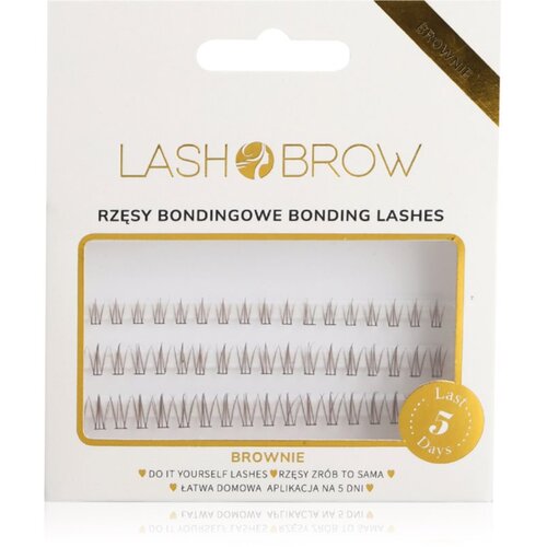 Lash Brow Bonding Eyelashes &amp;scaron;opaste lepilne trepalnice Extra Small Brownie 1 kos Slike