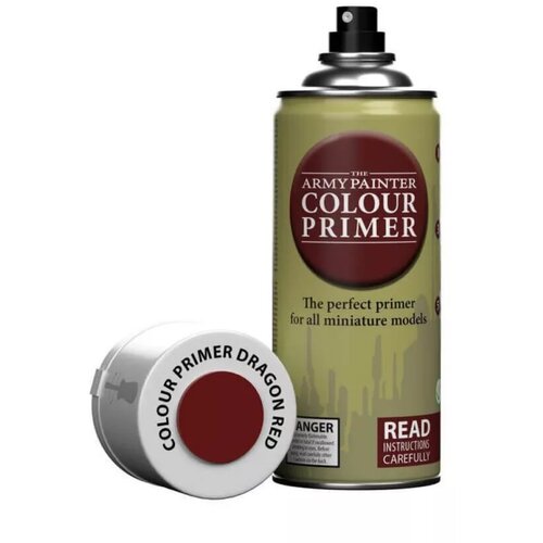 Army Painter Colour Primer - Dragon Red Cene