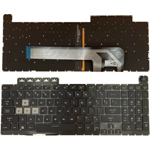 tastatura za laptop Asus TUF Gaming FX506 FA506 FX706 FA706 mali enter sa pozadinskim osvetljenjem Slike