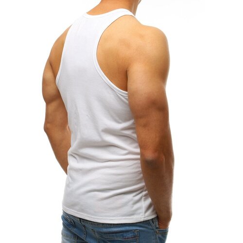 DStreet Tank top męski bez nadruku biały Cene