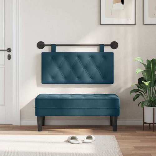  Držeće uzglavlje Zidne Plava 90 x 55 x 7 cm Bar&amp;scaron;un - Plava 80 cm bez LED Slike
