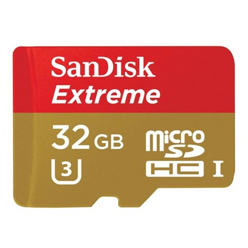 Sandisk Extreme microSDHC 32GB UHS-I - SDSDQXL-032G-GA4A memorijska kartica Slike