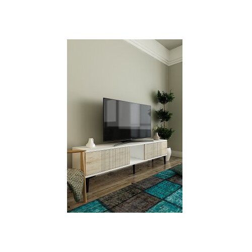 Hanah home tv polica corsa 150 white travertine Cene