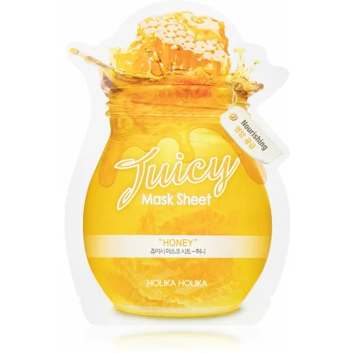 Holika Holika Juicy Mask Sheet Honey maska iz platna z visokim vlažilnim in hranilnim učinkom 20 ml