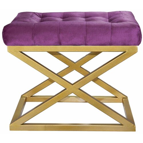 Atelier Del Sofa capraz - gold,purple goldpurple pouffe Slike