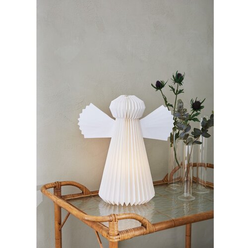 Markslöjd bijeli božićni svjetleći ukras angel, visine 40 cm Cijene