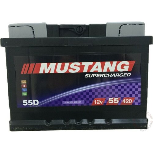Mustang 12 V 55 Ah L+ akumulator Cene